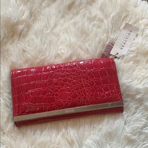 NWT Kenneth Cole reaction red wallet